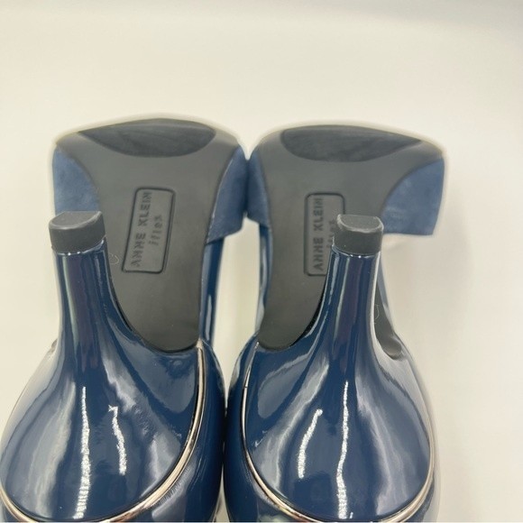 Anne‎ Klein Women's Fabulist Navy Blue Point Toe Kitten Heels Pumps Shoes 6 NEW - Picture 13 of 15